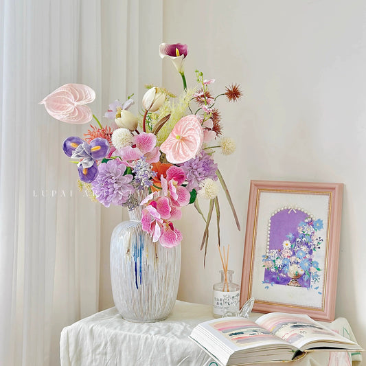 Blush Serenade by LuPai Art Studio