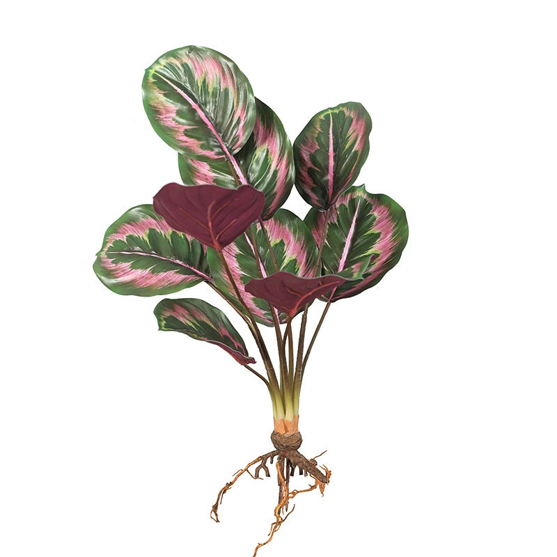 Artificial Calathea (Bamboo-Style Prayer Plant)