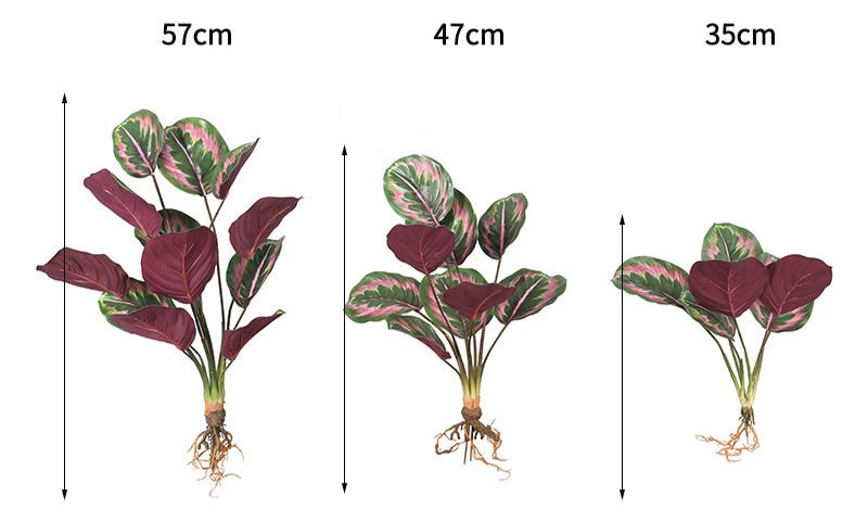 Artificial Calathea (Bamboo-Style Prayer Plant)