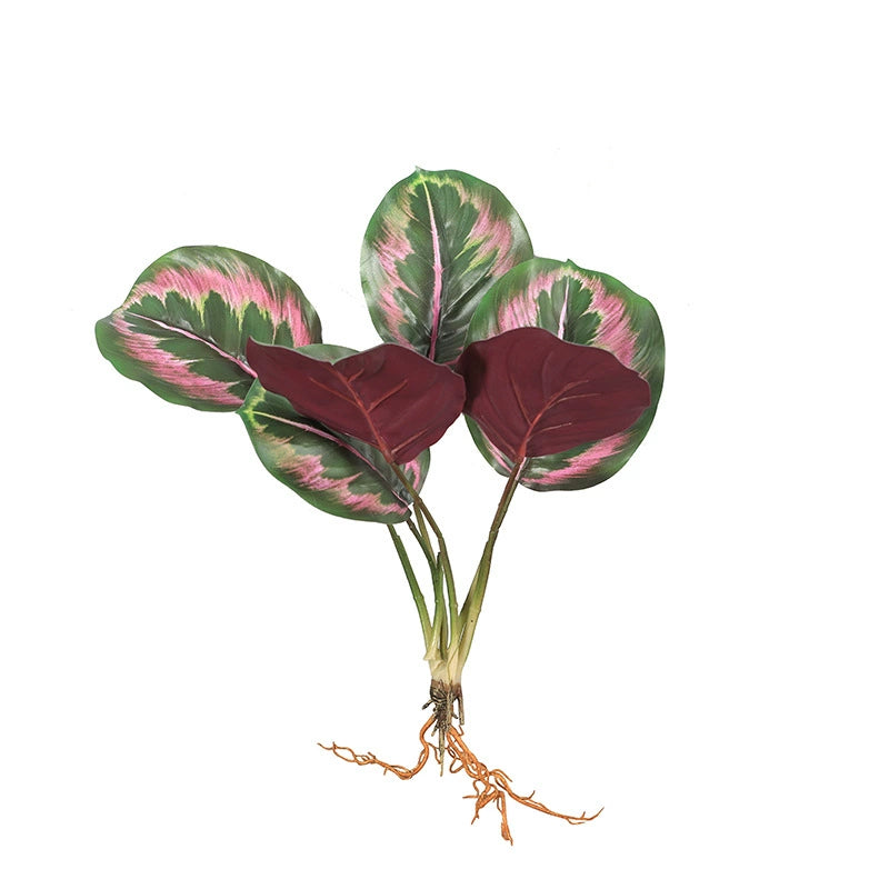Artificial Calathea (Bamboo-Style Prayer Plant)