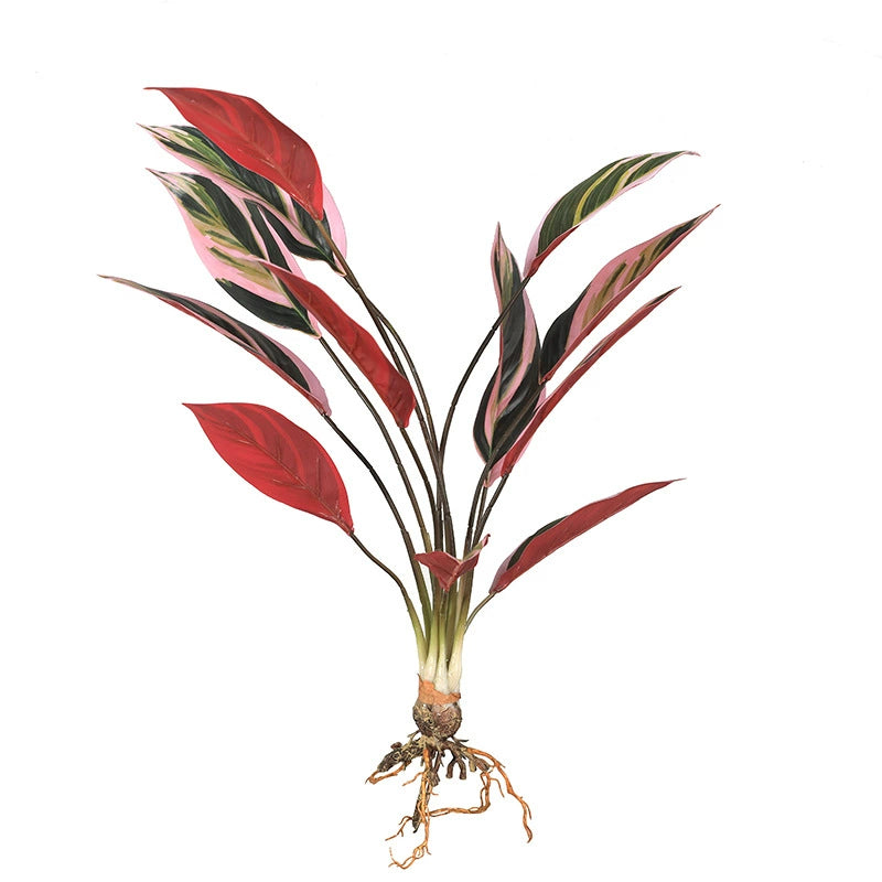 Artificial Calathea (Bamboo-Style Prayer Plant)