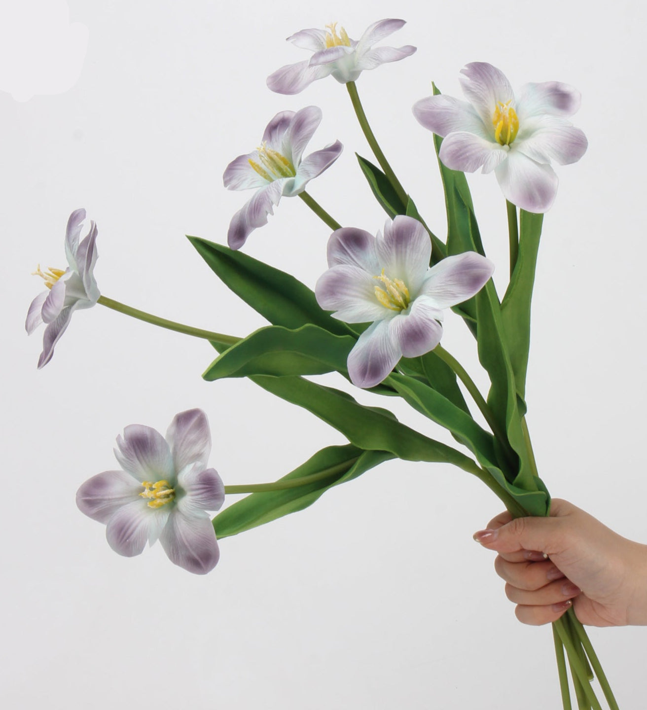 Brownie Series Real Touch Tulip with one bloom 48cm