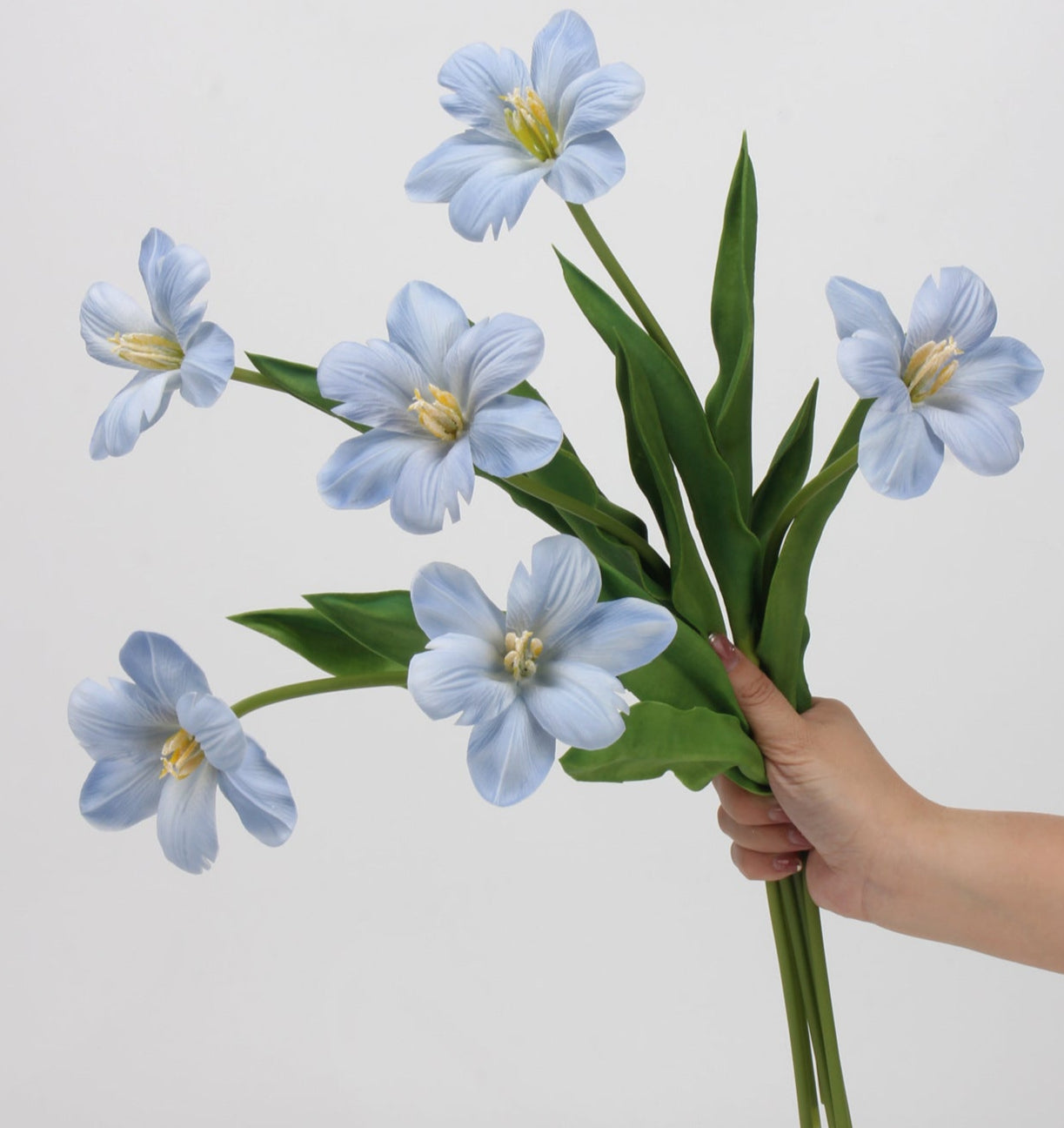 Brownie Series Real Touch Tulip with one bloom 48cm