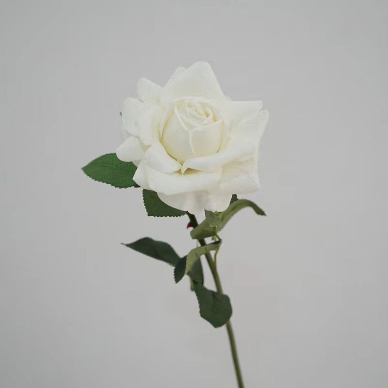 Real-Touch Diana Rose with single bloom
